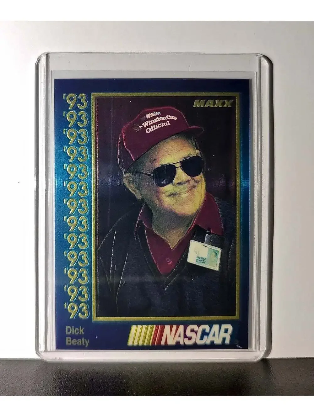 Dick Beaty 1993 Maxx Premier Plus Racing #170 NASCAR Card